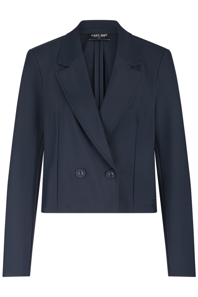SAM BONDED BLAZER L46 775 2726 BLUE